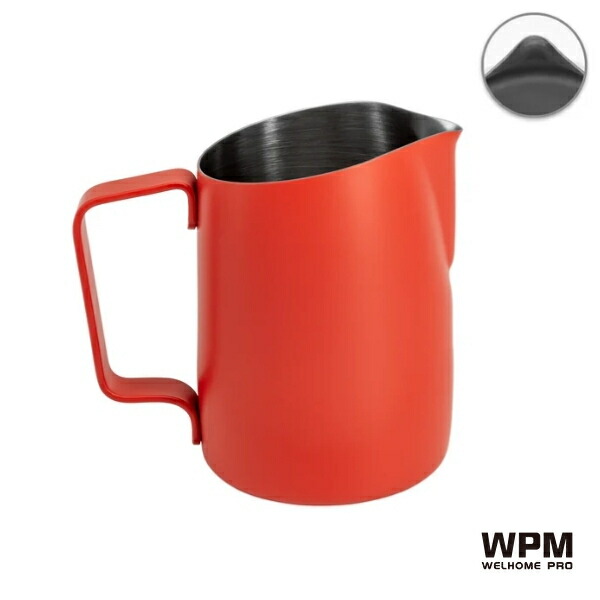 楽天市場】WPM ミルクピッチャー シャープスパウト 450mL レッド