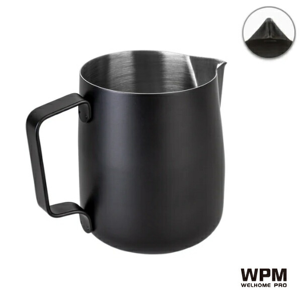 エスプレッソマシン 黒 ミルクピッチャー付き Pesado Milk Jug/ミルクジャグ/ピッチャー/ミルクピッチャー