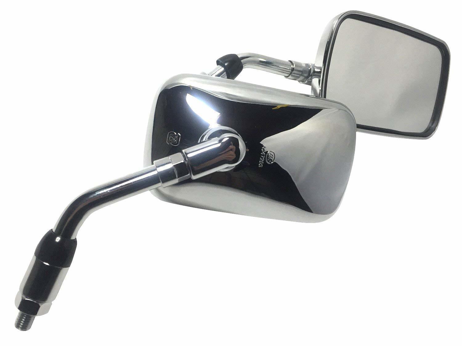 楽天市場】ショートミラーメッキ8mm正ネジ ライブディオZX