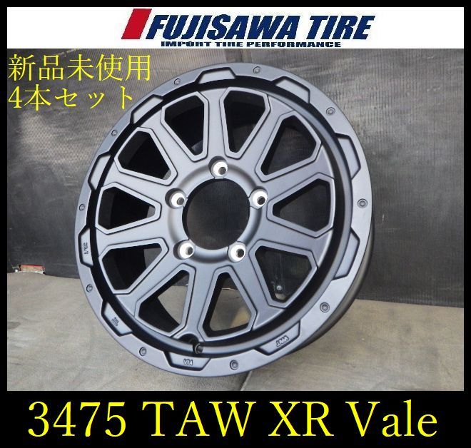 【3475】F▲送料無料▲TRYALPHA XR Vale▲16x5.5J 5穴 PCD139.7 +20▲4本 3475