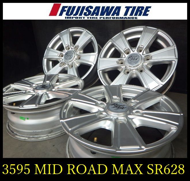 【楽天市場】【3595】B 送料無料 MID ROADMAX SR628 15x5.5J 6H139.7+45 4本 3595 ：フジサワ ...