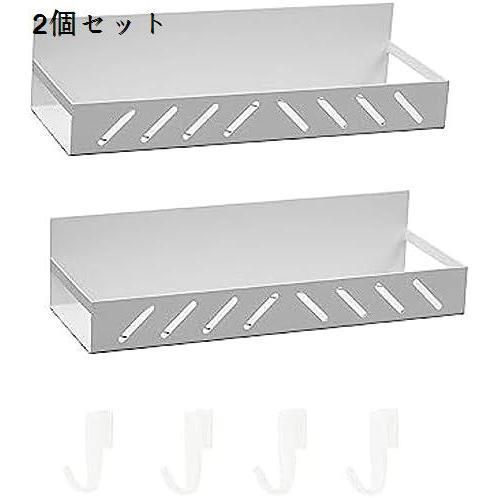 キッチンラック 調味料ラック スリム カウンター上 ホワイト 卓上棚 キッチン上収納 スパイスラック 机上ラック 机上台 オープンラック 収納棚 飾り棚 41*26*24c SHOP DAN