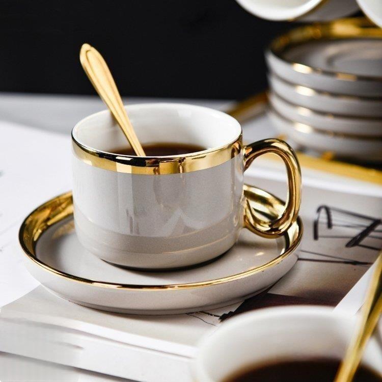 キッチン用品 食器 お茶用品 マグカップ ティーカップ コーヒーカップ セットアイテム ソーサー スプーン 来客用 シンプル SHOP DAN