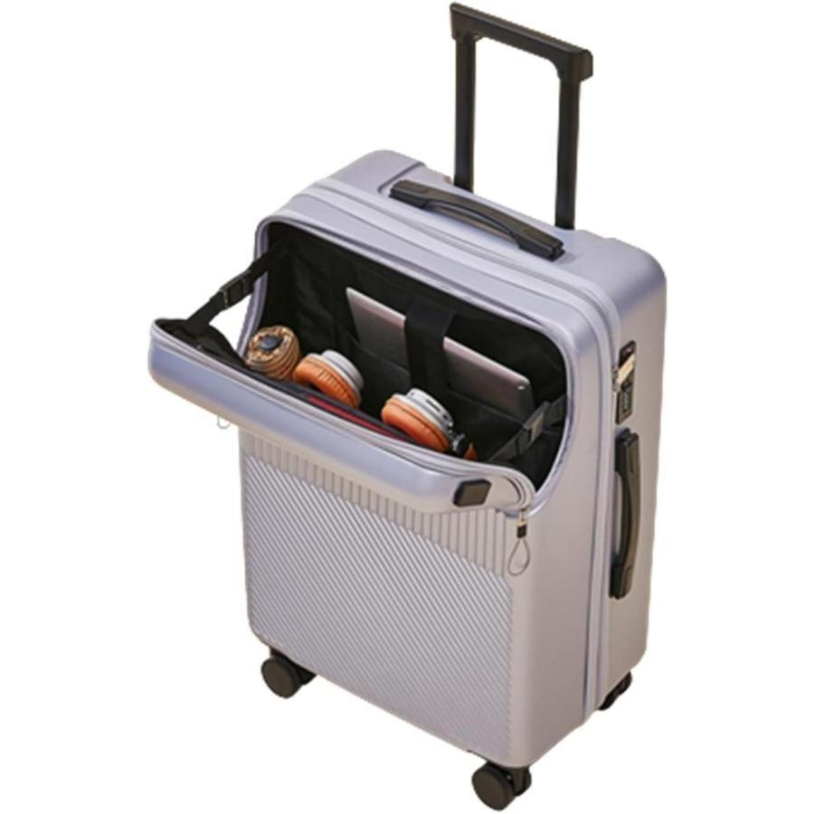 スーツケース キャリーケース フロントオープン 前開き 旅行 出張 USBポート付き TSAロック ビジネス PC収納 機内持込 1泊 SHOP DAN 9,586円