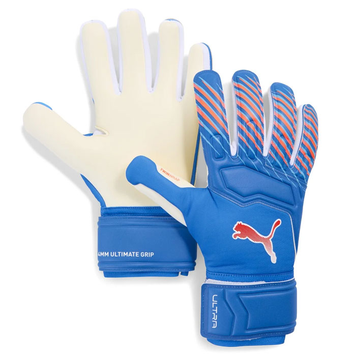 プーマ PUMA キーパーグローブ PUMA サッカー キーパーグローブ キーパー手袋 ゴールキーパー GK Ultra Blue-Glowing Red (042082-01)