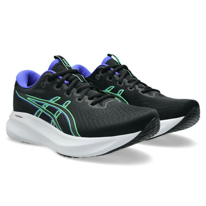 野球 アシックス ランニングシューズ GEL-EXCITE 11 asics ランニング トレーニング スポーツ メンズ シューズ ランニングシューズ 陸上 ランシュー マラソン ジョギング Black/Vital Green (1011C080-004)