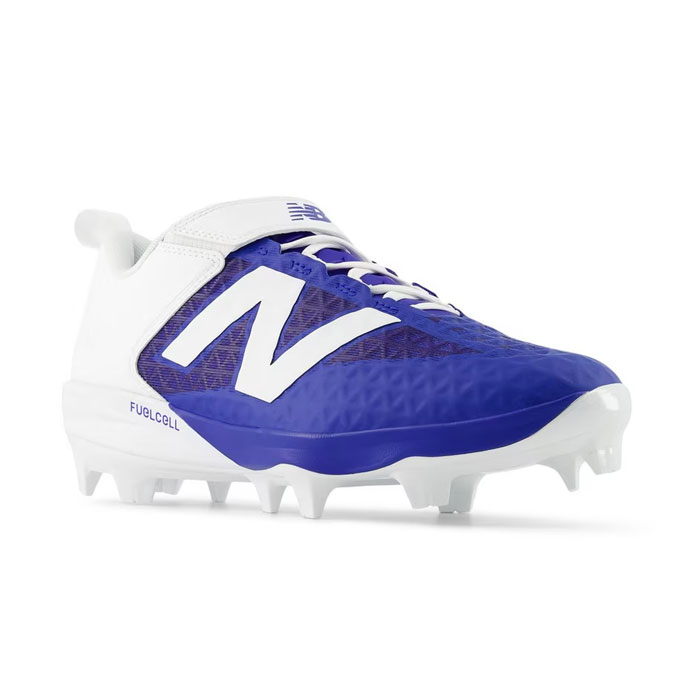 野球 ニューバランス ポイントスパイク FuelCell 4040 PU MOLDED V8 NewBalance 野球スパイク 大人 一般 紐タイプ BLUE (PL4040B82E)