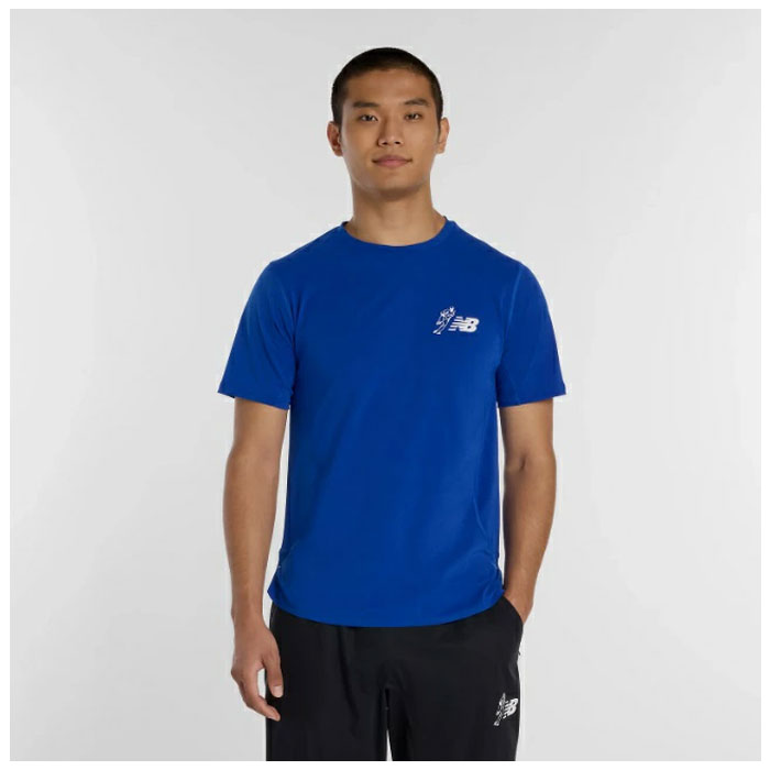 野球 ニューバランス オオタニシグネチャーS/Sトップ NewBalance ウェア Ｔシャツ 半袖 大人 スポーツ トレーニング 大谷翔平 MLB (MT614587-TRY)｜フジスポ店