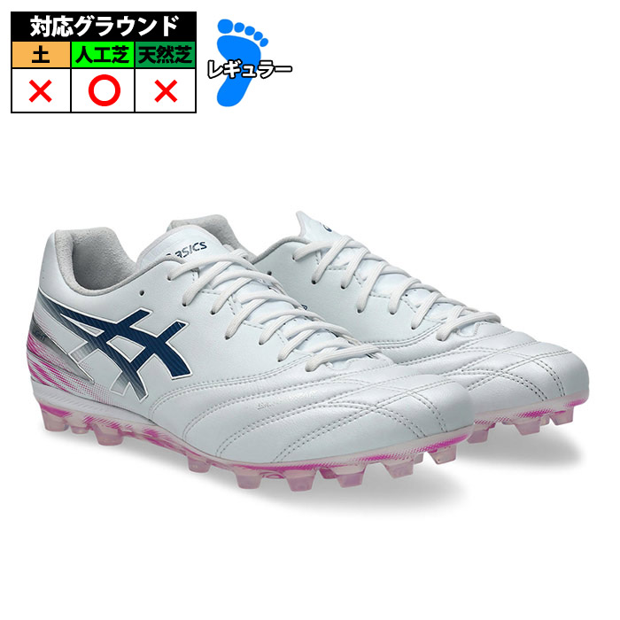 アシックス DS LIGHT PRO AG asics 蹴球スパイク シューズ 人工芝 成年者 White/Digital Sakura (1103A127-101)