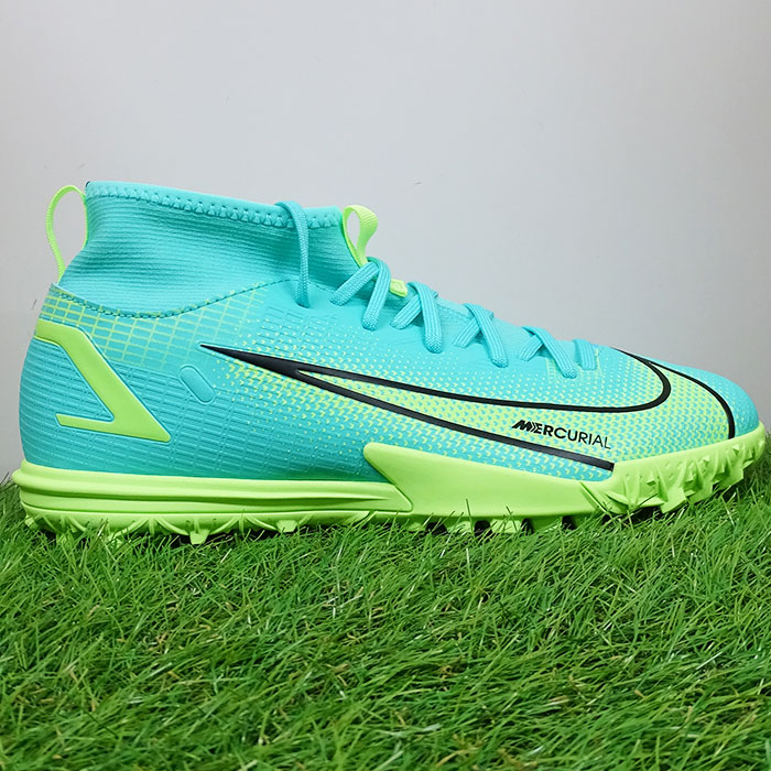 ナイキ 息男 マーキュリアル スーパーストアーフライ 8 学会 Tf Nike サッカー フットサル シューズ ジュニア 躾けシューズ トレシュー 活動的藍緑色 韻グロウ オフノアール Cv07 403 Cannes Encheres Com