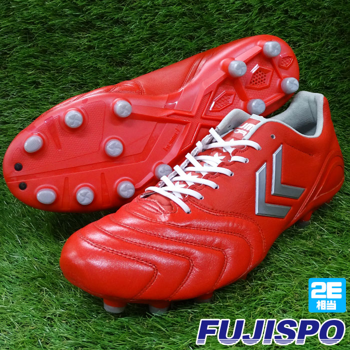ヒュンメル ヴォラート 2 Hummel シューズ サッカースパイク メンズ 大人 天然芝 人工芝 土 レギュラーフィット レッド シルバー Has1240r 95 66 以上節約
