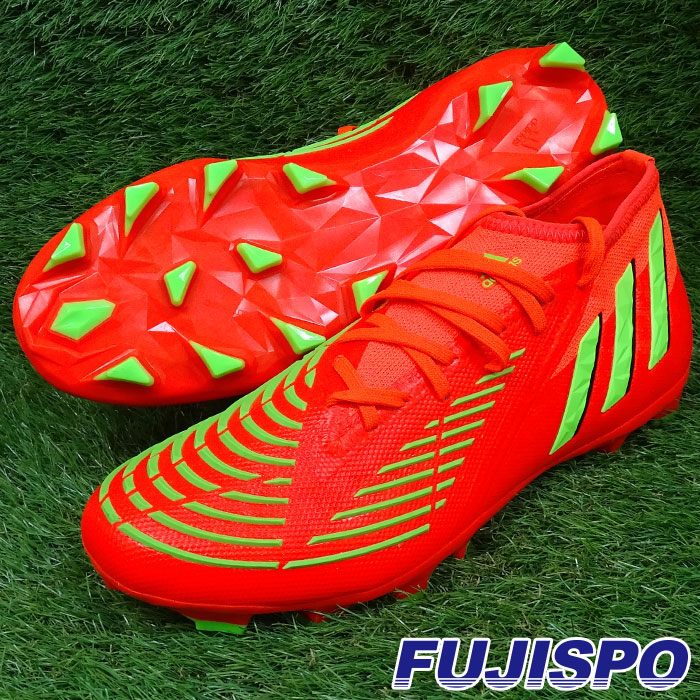 見事な創造力 アディダス プレデター エッジ.2 HG AG adidas シューズ サッカースパイク メンズ 大人 土 人工芝 Predator  edge ソーラーレッド×ソーラーグリーン×コアブラック GW0958 ad2207 fucoa.cl