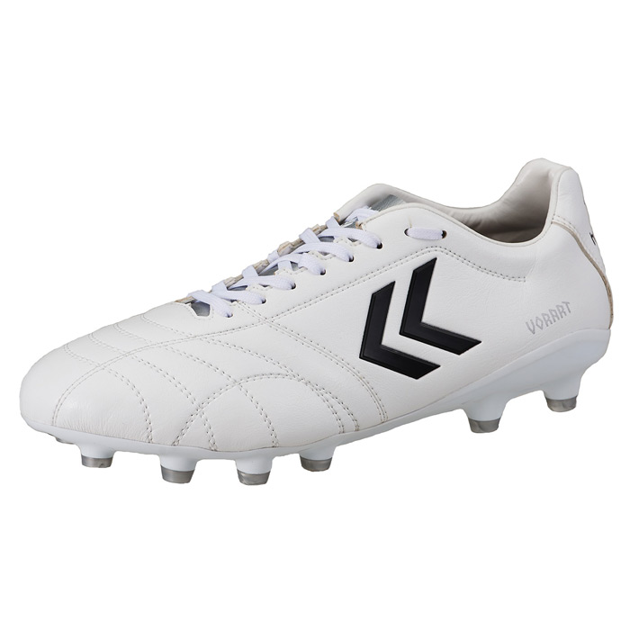【特価】ヒュンメル ヴォラート3 ACADEMY SUPERWIDE hummel サッカースパイク 土 人工芝 (1095) ホワイト×シルバー (HAS1246SW-1095)