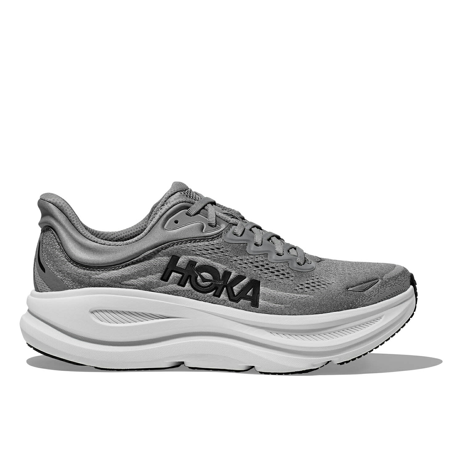 HOKA ホカ メンズ ランニングシューズ スニーカー ボンダイ 9 BONDI 9 1162011 GCTCカラー ホカオネオネ クッション ジョグ ウォーキング ジョギング グレー|富士スポーツ店