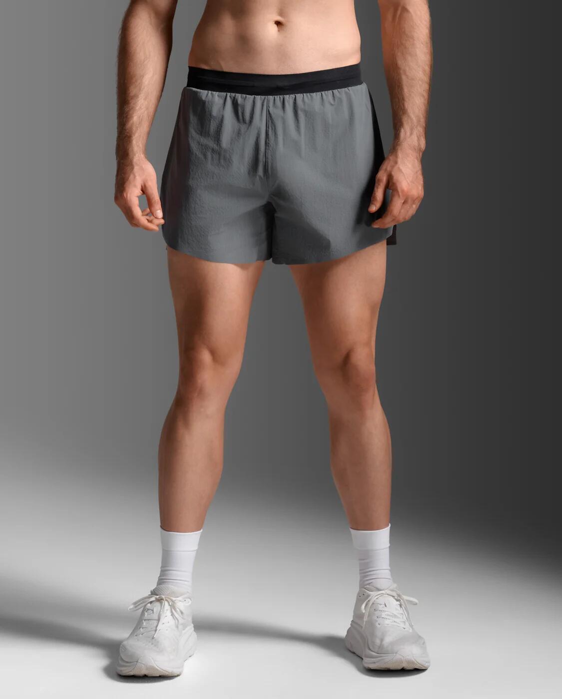 2XU ツータイムズユー ライトスピード スタッシュ5インチ ショート ランニングパンツ 超軽量 反射材 通気性 ポケット付き MR6951B TRB/BRFカラー メール便