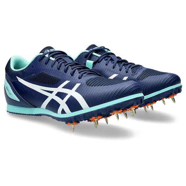 アシックス asics 陸上スパイク ヒートフラット 12 1093A195 400カラー オールウェザー／土トラック兼用モデル