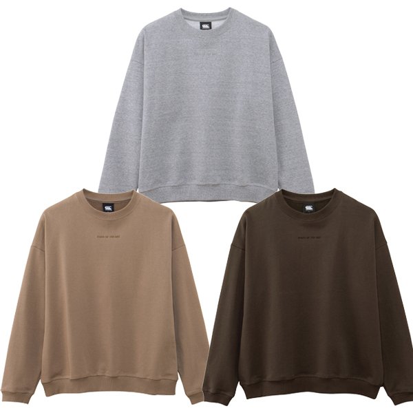 カンタベリー canterbury メンズ レディース 長袖 ラガー スウェット クルー RA41644