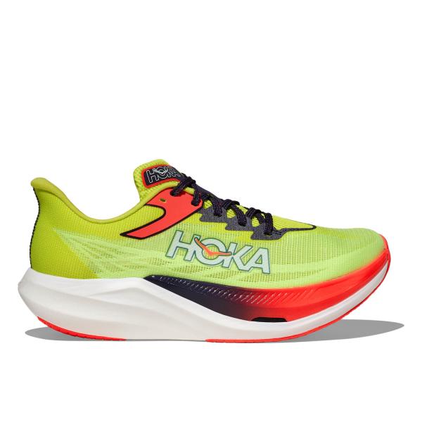 HOKA ホカ メンズ レディース ランニングシューズ ロケット X 3 ROCKET X 3 1168724 NZSカラー ホカオネオネ レースシューズ カーボンプレート マラソン 高反発|富士スポーツ店