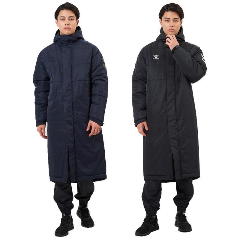 ヒュンメル hummel トレーニング 防寒 パテッド 中綿 ロングコート HAW8107