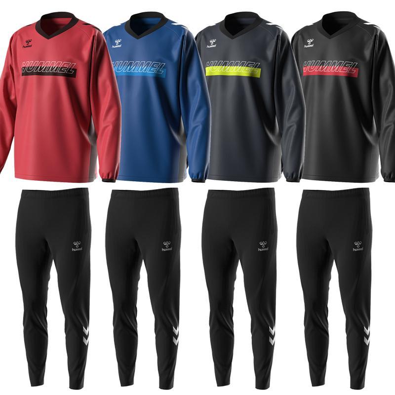 ヒュンメル hummel ハンドボール セットアップ ピステ テックズボン下 上下 形づくる HAW4216 HAT8068P