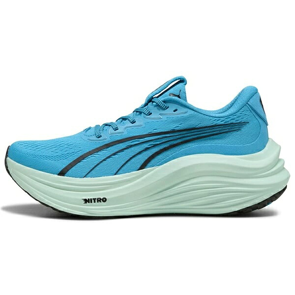 プーマ PUMA ランニングシューズ メンズ マグマックスニトロ 31008812 マラソン トレーニング ジョギング ブルー 青|富士スポーツ店