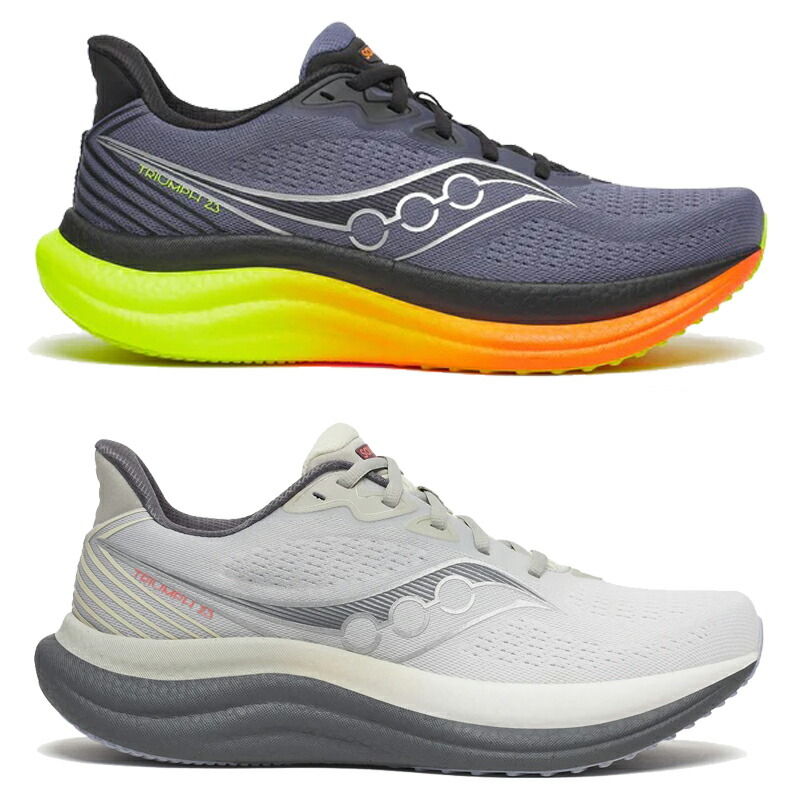 サッカニー メンズ ランニングシューズ トライアンフ 23 TRIUMPH 23 S21023 99 505 マラソン トレーニング saucony クッション｜富士スポーツ店