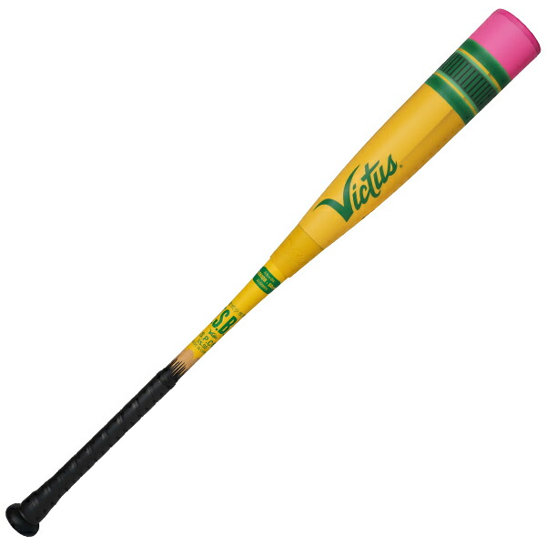 Victus 軟式バット イエロー/ピンク ペンシルバット vjjsbbypj.jpg