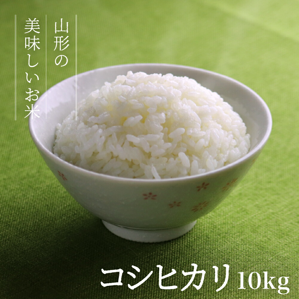 楽天市場 お米 コメ こしひかり コシヒカリ 10kg 精米 送料無料 山形県産 令和2年産 5kg 2袋 富士スポーツ楽天市場店