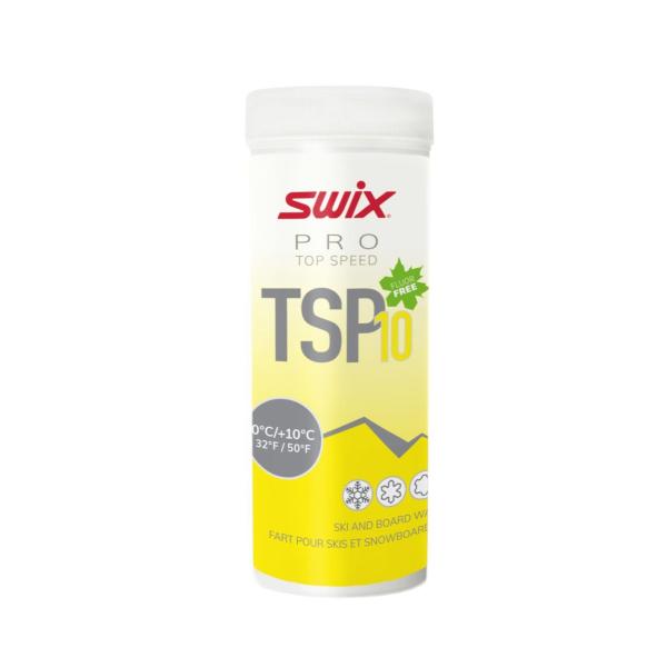 スウィックス SWIX 蝋涙 WAX スキーの板 スノーボード クロスカントリースキーの板 フッ素無償性 TSP10 プロトップスピードパウダー 黄色 40g TSP10-4 【クロスカントリースキーの板バス発着場】