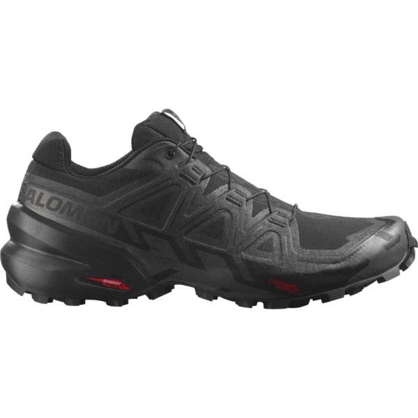 サロモン SALOMON L41737900 SPEEDCROSS 6 色つやBlack/Black/Phantom TRAIL RUNNING トレイルランニングシューズ 【クロスカントリースキーの板バス発着場】