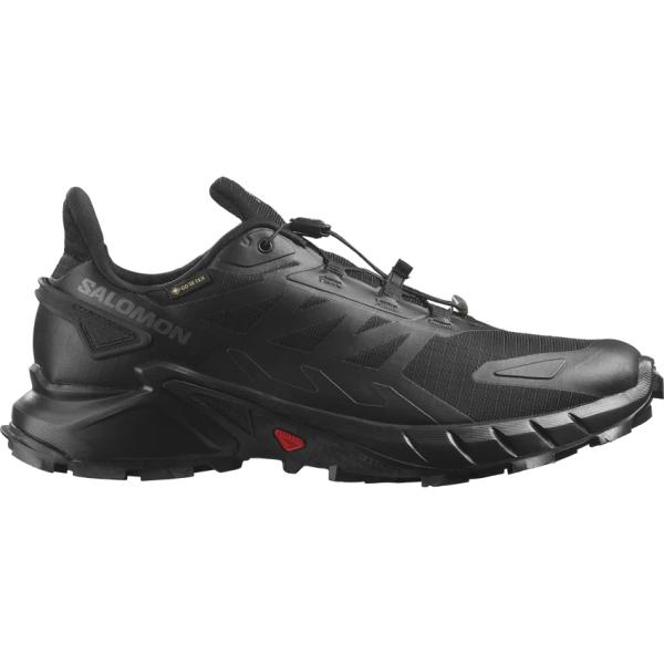 サロモン SALOMON L41731600 SUPERCROSS 4 GORE-TEX 色つやBlack / Black / Black ゴアテックス トレイルランニングシューズ 雨合羽 町シューズ【クロスカントリースキーの板バス発着場】