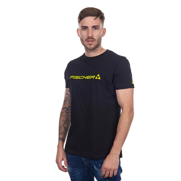 フィッシャー FISCHER G64421 T-SHIRT BIG LOGO カラーブラック クロスカントリースキー アルペン Tシャツ アパレル 半袖【クロスカントリースキー店舗】