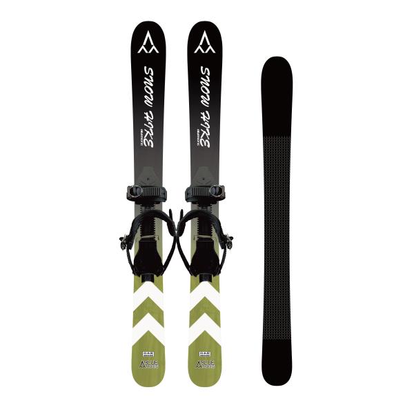 ブルーモリス BLUEMORIS SNOW HIKE 130 Step Sole ビンディング付 サイズ130cm カラーBLK/GRN スノーハイク 板 バックカントリー レジャー ツーリング≪大型配送商品≫【クロスカントリースキー店舗】