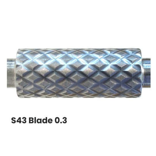 ムオビ スピーディースキーローラー クロスカントリースキー ストラクチャー スペシャルSブレード ダイアモンド 0.3mm S43【メーカーお取り寄せ商品】 【クロスカントリースキー店舗】
