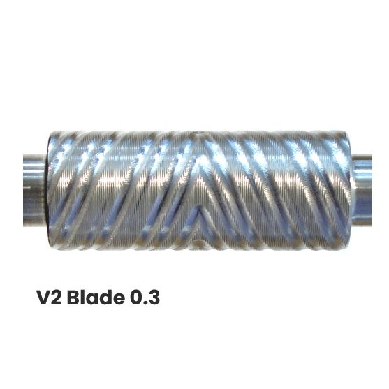 ムオビ スピーディースキーローラー クロスカントリースキー ストラクチャー スペシャルHブレード ヘリンボーン 0.3mm V2【メーカーお取り寄せ商品】 【クロスカントリースキー店舗】