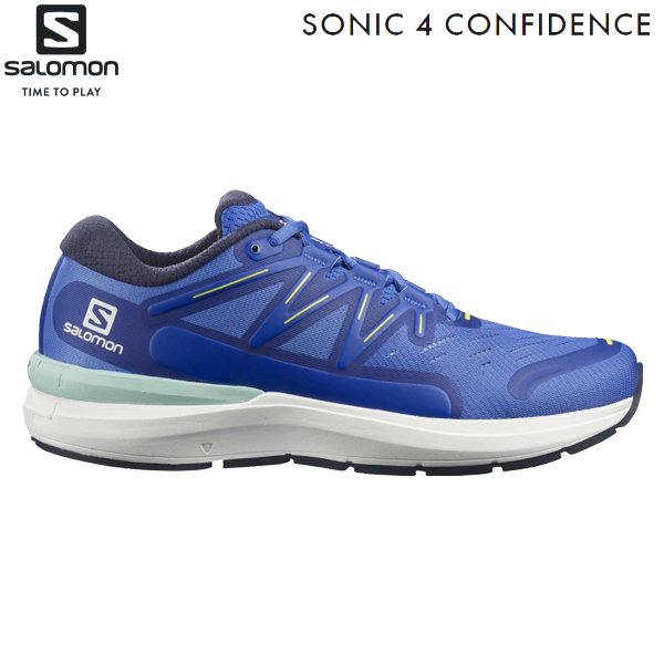 サロモン SALOMON 駈けっくらシューズ ソニック4 コンフィデンス SONIC 4 Confidence PALACE BLUE/WHITE/EVENING PRIMROSE L41291600 【クロスカントリースキーの板バス発着場】