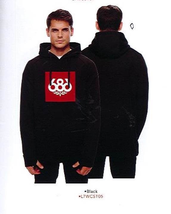 17/18 686（シックスエイトシックス） Knockout Bonded Fleece Hoody （L7WCST05）