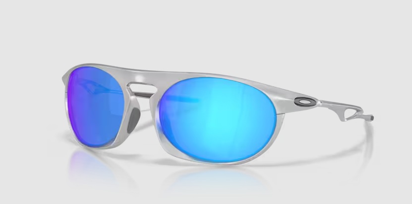 OAKLEY 0OO4065 406502 【Neo Jacket】 Satin chrome / Prizm sapphire