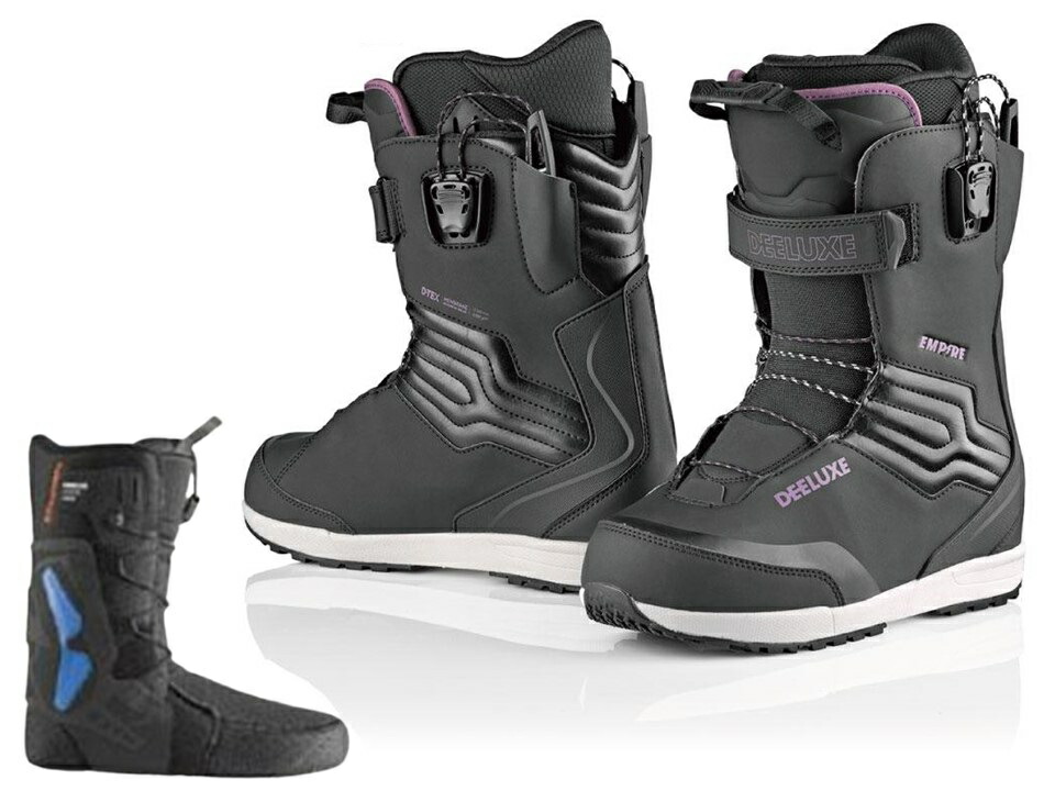 Deeluxe EMPIRE 25.5ブラック スノーボードブーツ ディーラックス スノーボードブーツ DEELUXEエンパイア EMPIRE ユニ