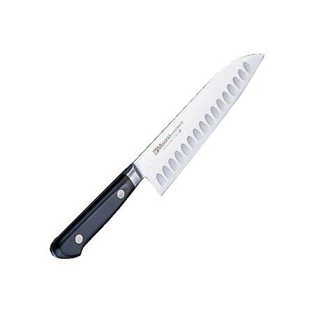 ミソノ 三徳サーモン 18cm 両刃 584 AMS-G3 おすすめ ミソノ 三徳 シェフナイフ 18cm 刃物 モリブデン鋼 人気 サーモン 三徳 みその サーモン 三徳 ナイフ MISONO モリブデン 万能 包丁 三徳 ミソノ モリブデン 三徳庖丁 サーモン型庖丁 かっぱ橋 ふじたクッキング 販売