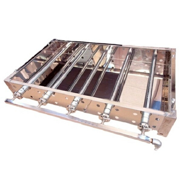 楽天市場】鉄板焼き ガス式 LPG用 OGS-4-750 4方カコイ鉄板焼き器間口