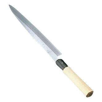 楽天市場】杉本 本霞製最上級炭素鋼製品 柳刃 24cm 刺身包丁（関西型