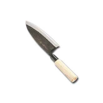 堺 菊守 黒出刃（片刃） 18cm〈AKK-21〉黒出刃 庖丁 包丁 堺 菊守 和包丁 業務用和包丁 業務用 板前 板前包丁 ハガネ庖丁 鋼包丁 プロ用 板前職人用 和包丁 職人用 安来鋼 すし道具 寿司道具 鮨道具 料理道具 プロ板前用 漁師 海鮮料理道具