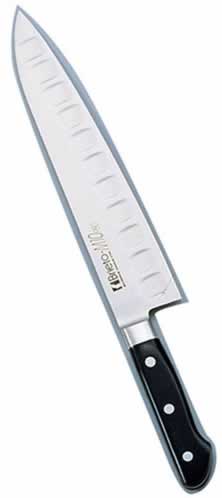 Brieto-M10PRO牛刀 (両刃)M1005 (21cm) 〈ABL-08〉人気 牛刀 包丁 ブライト 牛刀 業務用 おすすめ キッチンナイフ ブライトプロ 牛刀庖丁 刃物 シェフナイフ ブライトＭ10 牛刀 販売 プロ牛刀 シェフ 牛刀 ナイフ プロ用 牛刀 日本製 刃物 ナイフ かっぱ橋 ふじたクッキング 12,491円