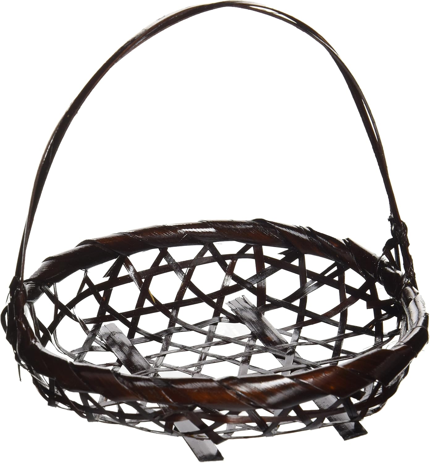 楽天市場】竹 天ぷら皿 手付盛篭 中 (塗装板付き）手付篭 ( 天婦羅篭