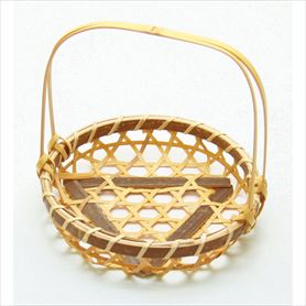 楽天市場】竹 天ぷら皿 百合 手付篭 中 トラ ( 天婦羅篭 てんぷらカゴ