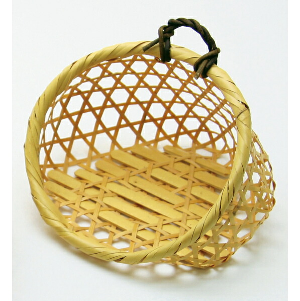 楽天市場】竹 天ぷら皿 手付盛篭 中 (塗装板付き）手付篭 ( 天婦羅篭