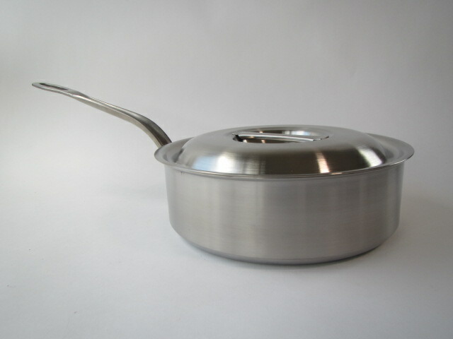 楽天市場】プロデンジ片手浅型鍋 18cm 蓋付 日本製デンジ ソテーパン