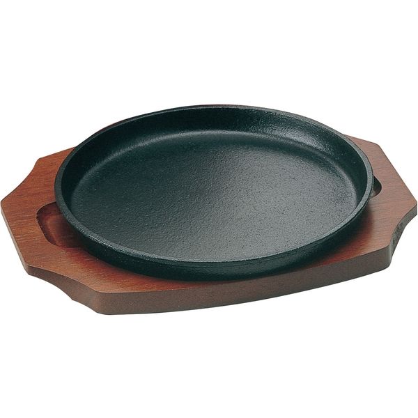 楽天市場】アサヒ パワープレート大判 A-136 木台付ステーキ皿