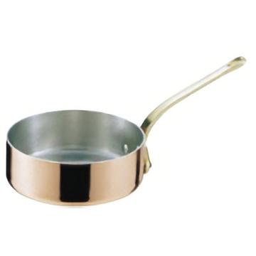 超厚銅片手鍋　15cm 日本製 銅製 片手鍋 日本製 板厚 3mm 極厚 深型 (鉄柄) 15cm 1.5L 新潟